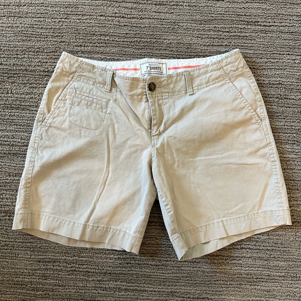 Old Navy Tan Shorts - Classic Chino Style